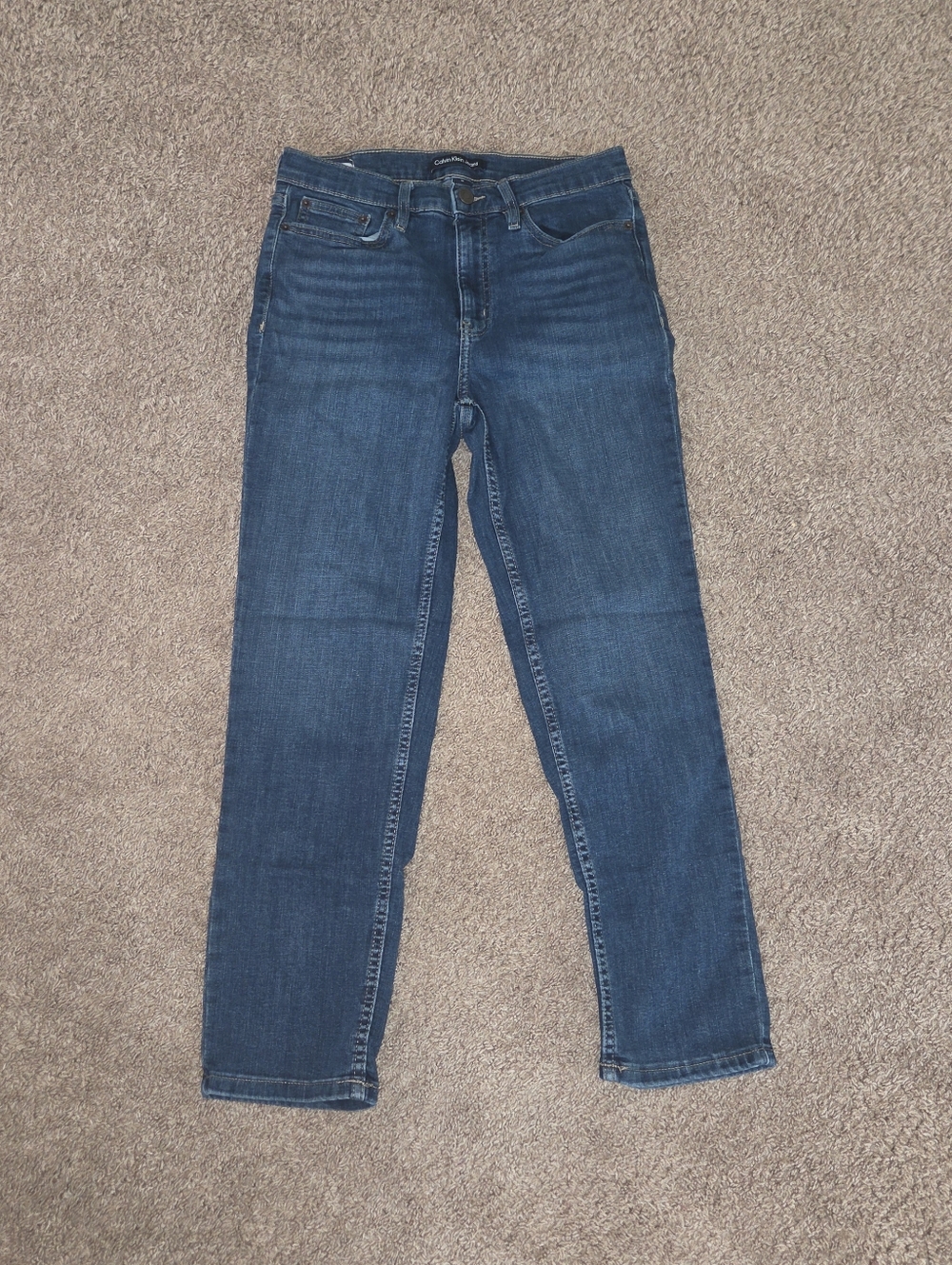 Calvin Klein Women's Dark Blue Slim Jeans